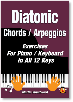 Diatonic Chords Arpeggios exercises and instruction