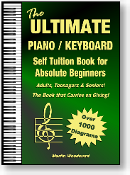 Ultimate piano and keyboard self tuition book for beginners adults and seniors