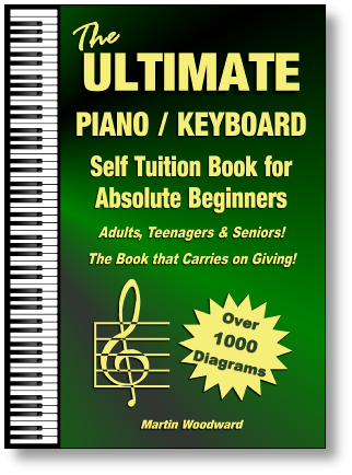 Ultimate piano and keyboard self tuition book for beginners adults and seniors