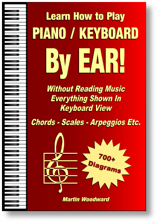 Piano and keyboard book teaching beginners to play by ear without reading music